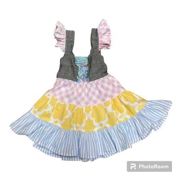 Sweet Honey Other - Sweet Honey Color Patch Dress‎ Size 2T